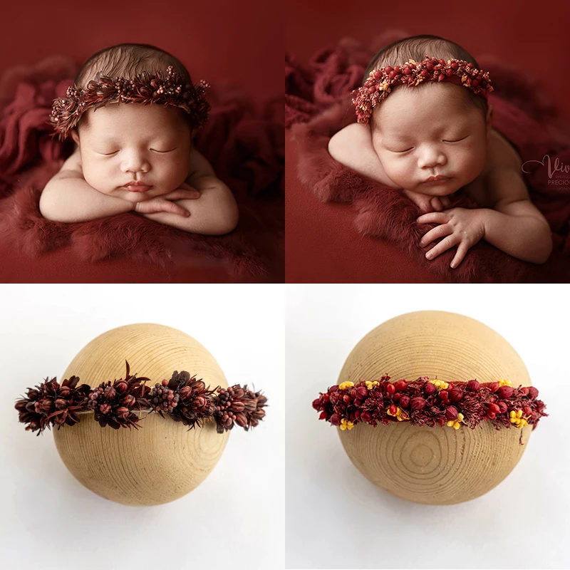 Newborn Adjustable Flower Headband 3