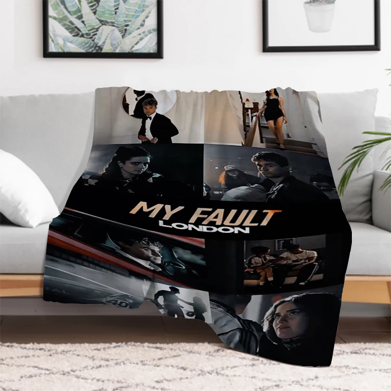 British Romantic Movie My Fault London Throw Plead Cover Bed Blankets for Decorative Sofa Blanket Soft Plaid 150 X200 Throwing 3