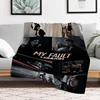 British Romantic Movie My Fault London Throw Plead Cover Bed Blankets for Decorative Sofa Blanket Soft Plaid 150 X200 Throwing 3