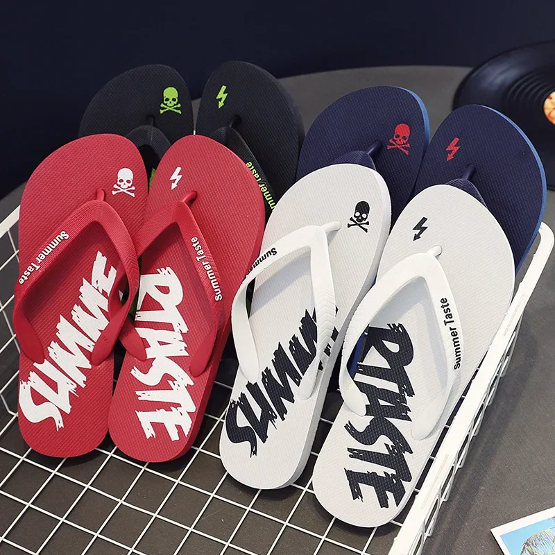 Flip-flops Men's Summer New Soft Sole Non-slip Flip-flops Youth Leisure Beach Sandals Sandalias De Fiesta Elegantes - 3