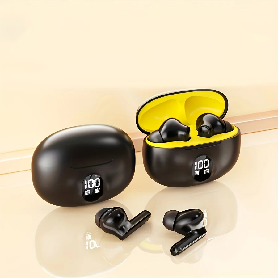 Wireless Touch Control Headphones HiFI Stereo Waterproof Earphone