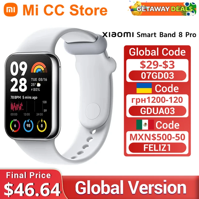 [알리익스프레스] 샤오미 미 밴드 8 프로: 첨단 기능을 갖춘 스타일리시한 스마트 손목 밴드