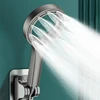 Single Mode Spray Shower Head Spa High Pressure Big Panel Booster Shower Head Bathroom Faucet Accessory Set Hose Bracket 2024 1