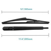 Rear Windshield Wiper Arm W/ Blade for 2003-2010 Nissan Micra Windshield Windscreen Clean Back Window Brush  28781-3U020 2