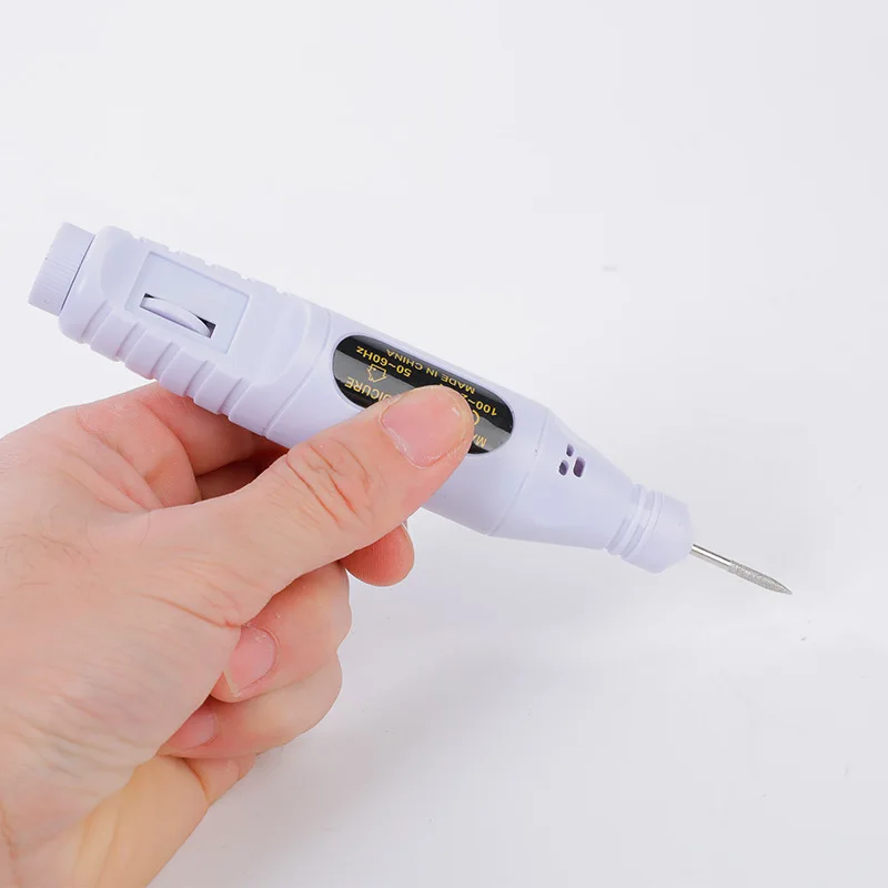 HALAIMAN Electric Nail Sander Nail Drill Machine Grinder Nail Removal Exfoliating Polishing Tool Pedicure Machine Adapter
