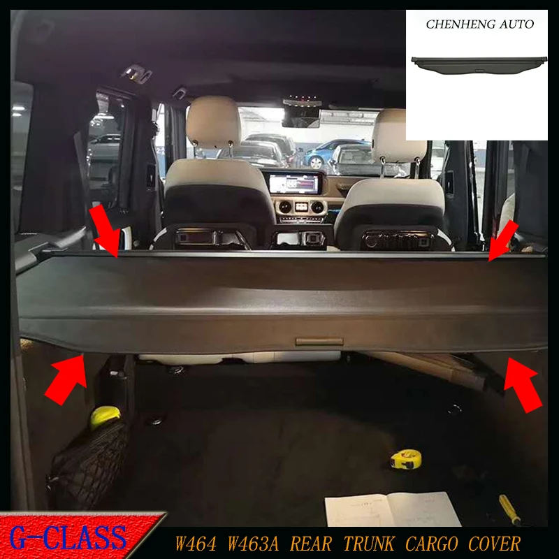 G클래스 w463A W464 리어 트렁크 카고 커버 (G500 G63 G350 G550 G55 차량용 부품)