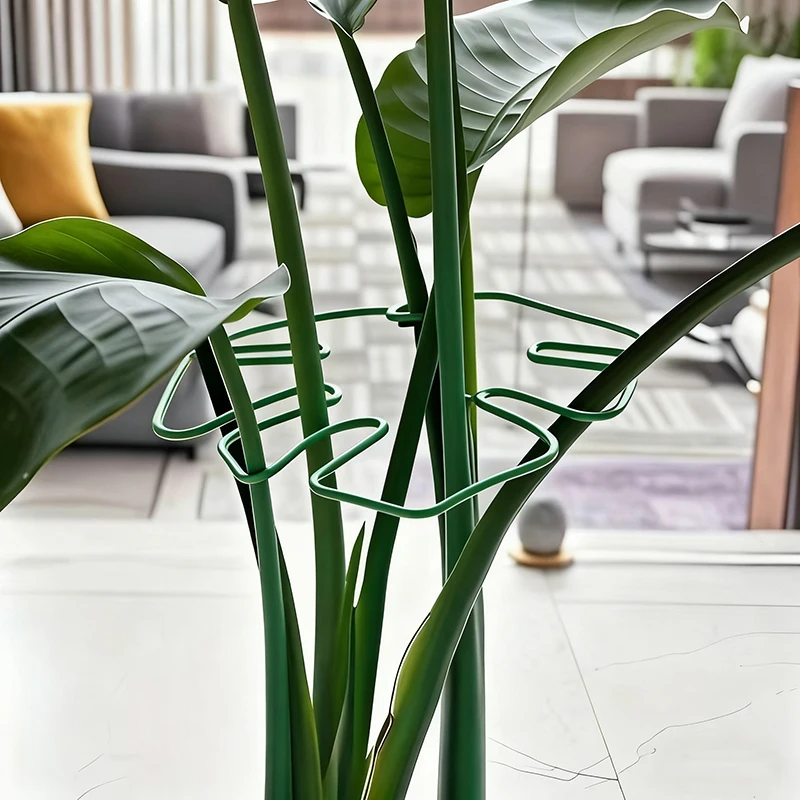 1 Stück großer Monstera-Pflanzenstützrahmen, robuste Kletterschäfte, Blattstabilisator, Außenbereich für hohe Zimmerpflanzen, hängender Pflanzenständer