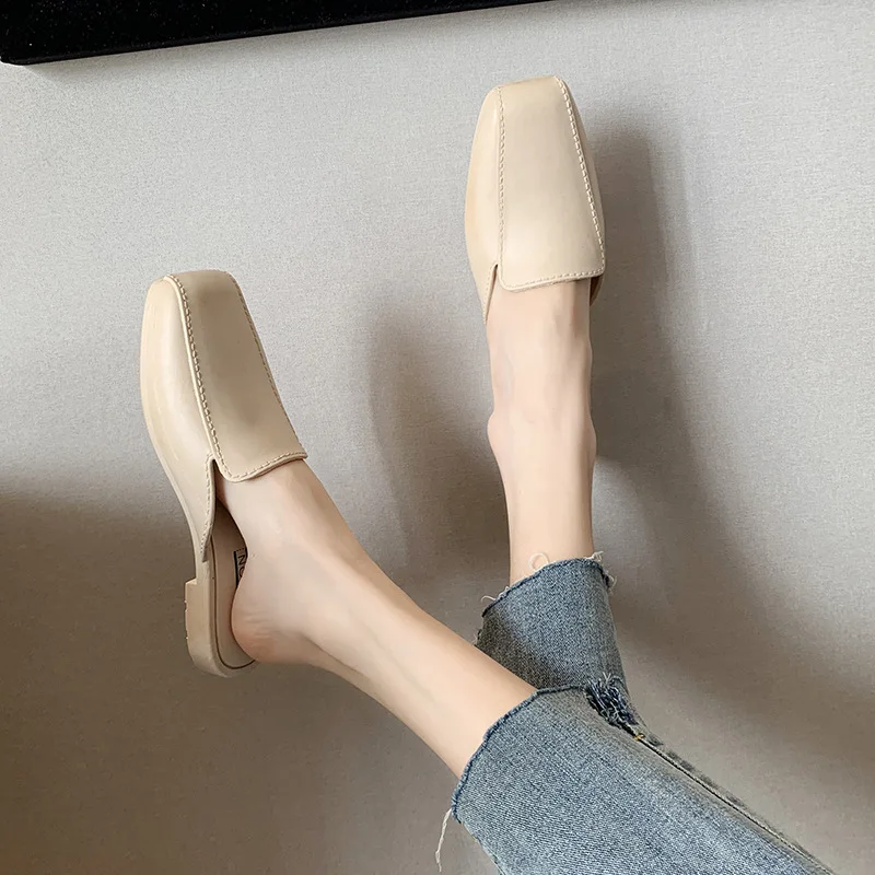 Non-slip Slippers Women's 2022 New Simple Sandals and Slippers Fashionable Outer Wear Soft Bottom Four Seasons Drag