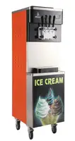 Free ice cream powder 1 bag ！18L/h 3 flavors ice cream machine ！ Hot sale mini soft ice cream powder mix maker vending machine 1