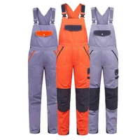 Plus Size Protective Bib Overalls with Multi Pockets
