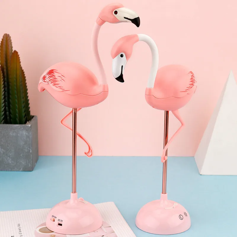 

Flamingo Night Light Powered for Girl's Bedroom Living Room Decoration Lamp Bar Home Party Desk Decor Center Shop Decoration