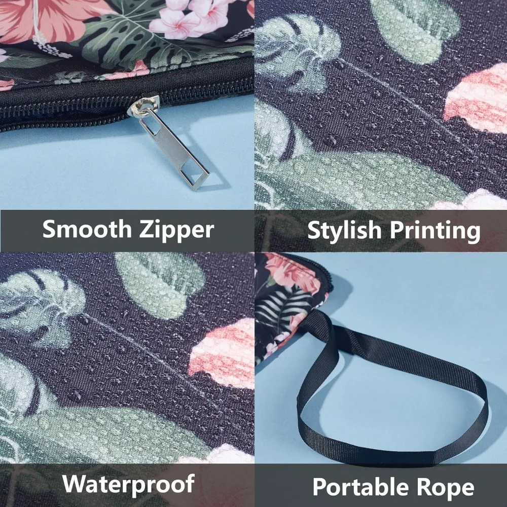 Flower Book Covers Butterfly Book Sleeve Protector for Paperbacks Washable Fabric Cloth Cover with Zipper and Extra book protector