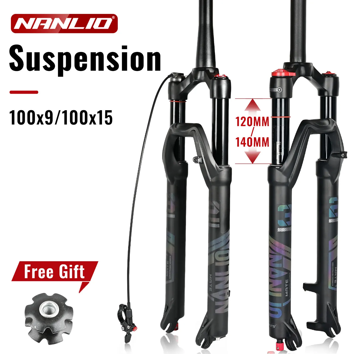 BicycleAirForkReboundAdjustmentMTBSuspension2627529Straight