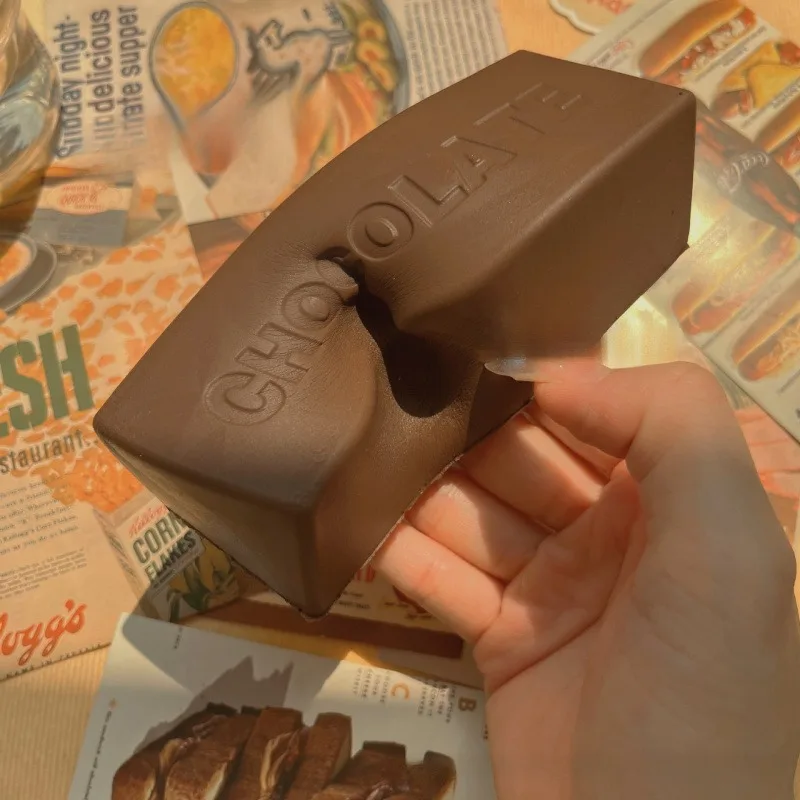 Decadent Squishy Chocolate Bar - Ultra-Soft Sensory Fidget for Stress Relief | Perfect Gift for All Ages