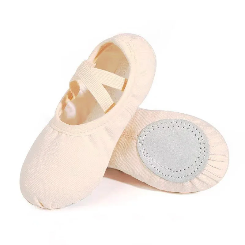 USHINE Women Ballet Shoes Canvas Girls Dance Slippers Split Sole Gymnastics Yoga Dancing Shoes Children Adult Ballerina dance shoes