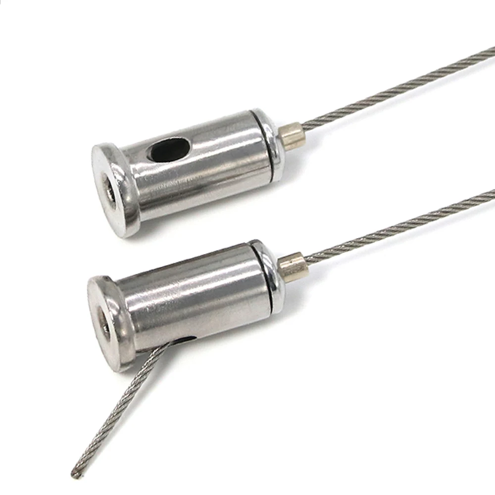 Adjustable Wire Rope Fasteners Cable Clamp Tensioner Panel Light Lighting Fittings with Chandelier Hardware Fittings Suspension