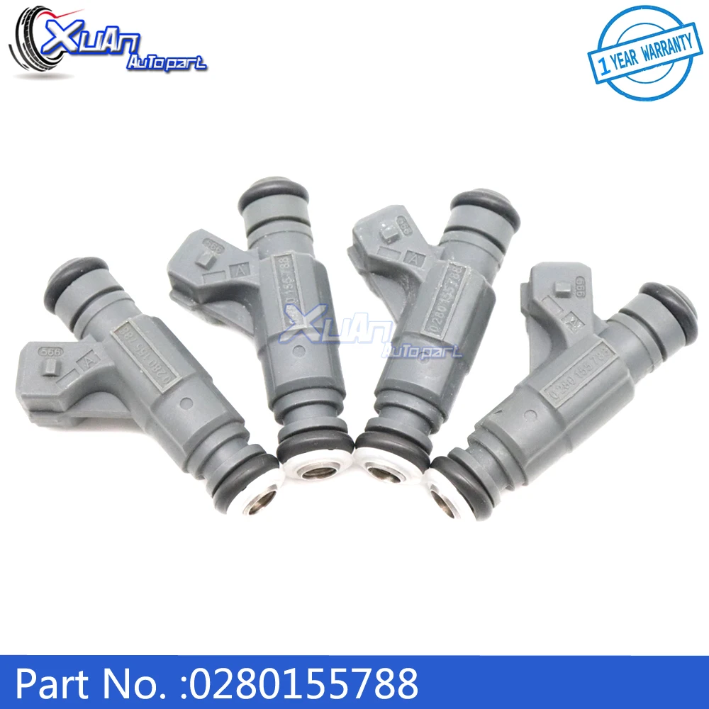 

Xuan Car 4pcs New Fuel Injectors Nozzle 0280155788 For BMW Motorcycles R 1100 1150 1200 Mitsubishi