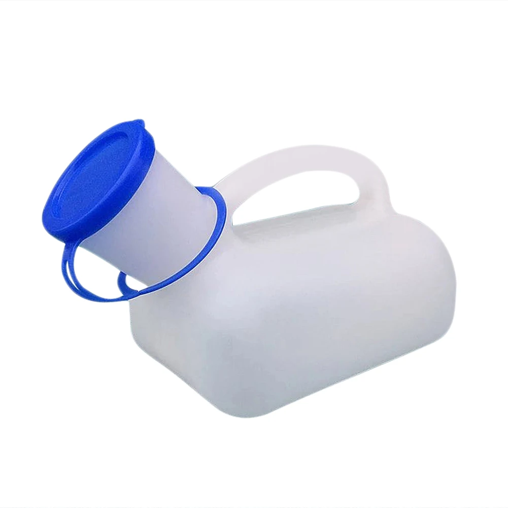 1000ML Female Male Urinal Toilet Portable Mobile Toilet Plastic PE Car Travel Potty With Connector For Camping Travel Accessory