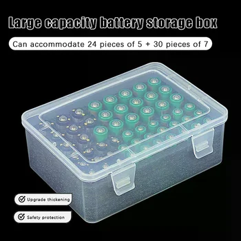 Organizzatore Portabatterie per 54 Batterie AA AAA, Contenitore per Garage, Dispenser per Organizzazione Cassetti Casa
