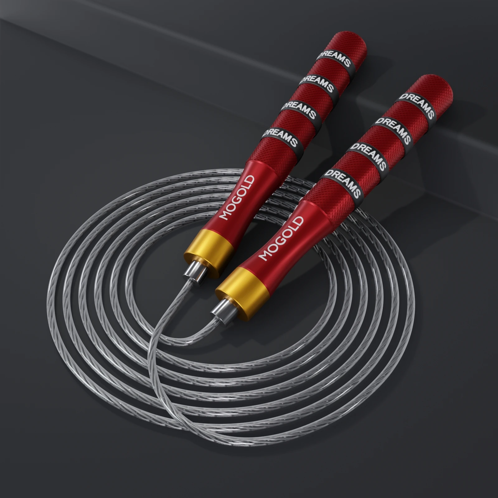 GUMWIG Speed Jump Rope, Double Under Jumping Rope, Aluminium Handle Skipping Rope For Self-Locking Which Is Easy To Adjust Length, Removable Weight, Boxing Crossfit Fitness Training For Men Women