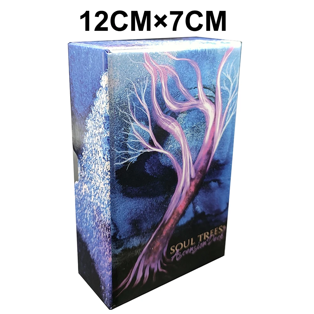 Soul Trees-cartas de oráculo de adivinación para principiantes, juego con guía, 12cm x 7cm