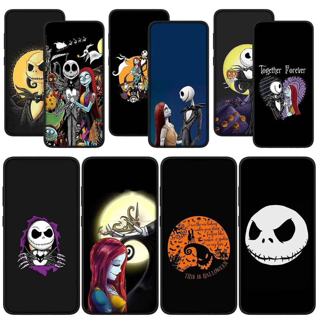 Фото Чехол Jack Skellington с принтом Салли кошмар перед Рождеством для Huawei Y7A Y6P Y5P Y6 Y7 Y9 Prime 2018 2019 Y8P Y9A Y8S Y9S №1