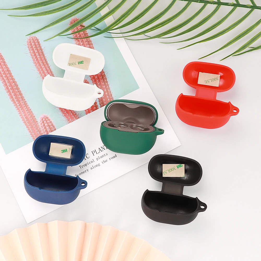 For SoundPEATS Engine 4 Case Solid Color Silicone Bluetooth