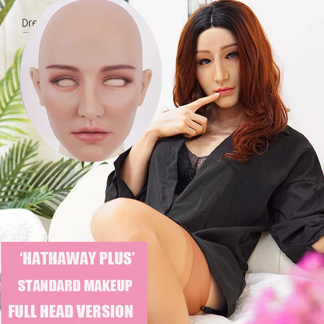 (M12+ HATHAWAY PLUS)'Dreammask' DMS Crossdressing Female/Girl Full Head