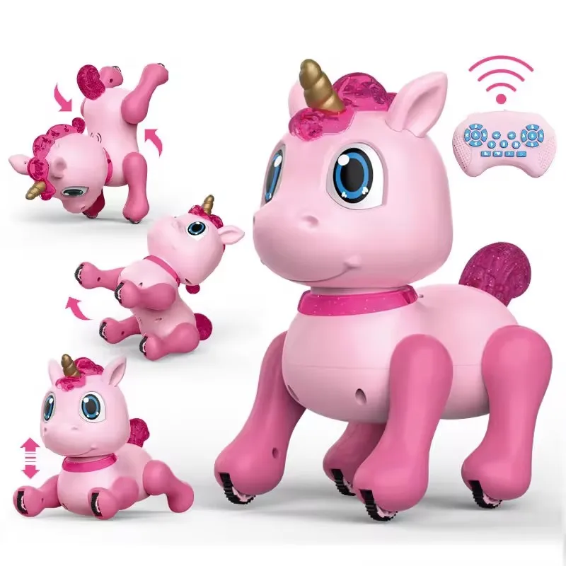 NEW Kids Toys Intelligent Remote Control Robot Unicor Programmable RC Robot Toys Singing Dancing RC Smart Robot Unicorn 4