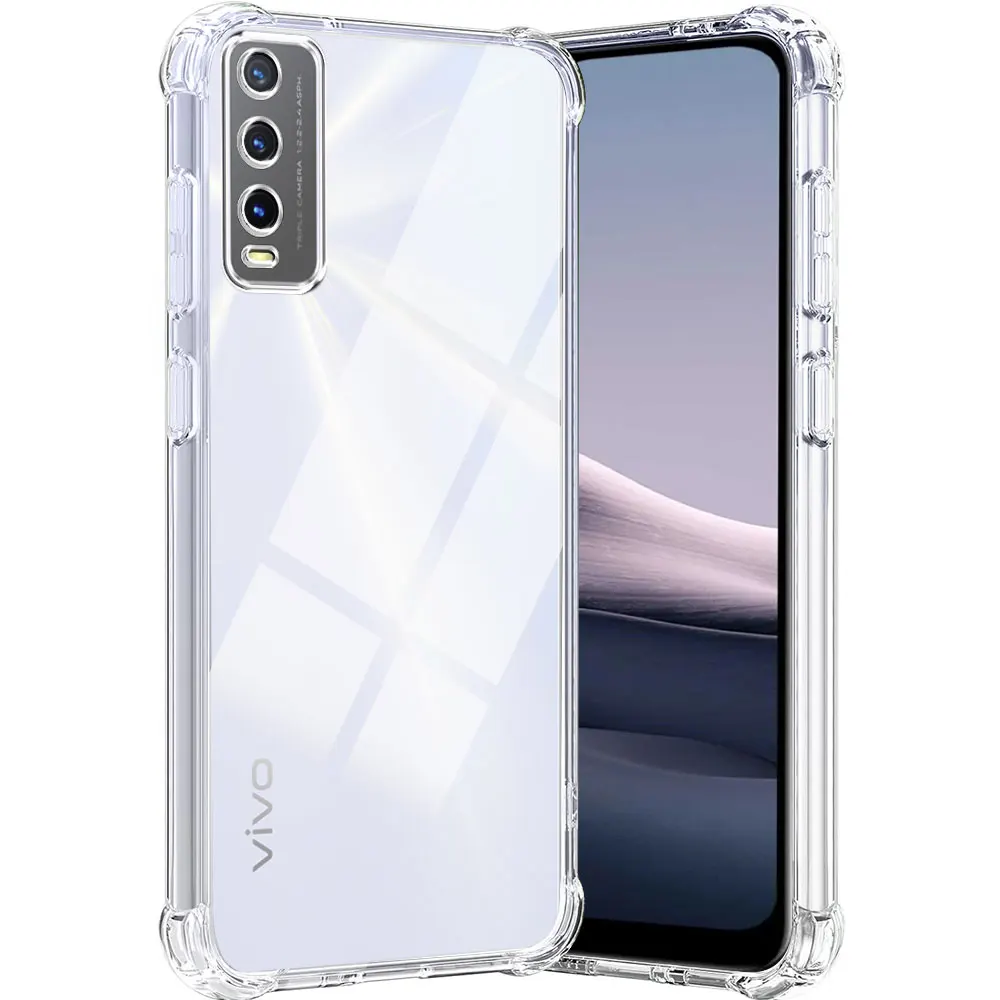 Clear Soft Silicone Airbag Shockproof Bumper Phone Case