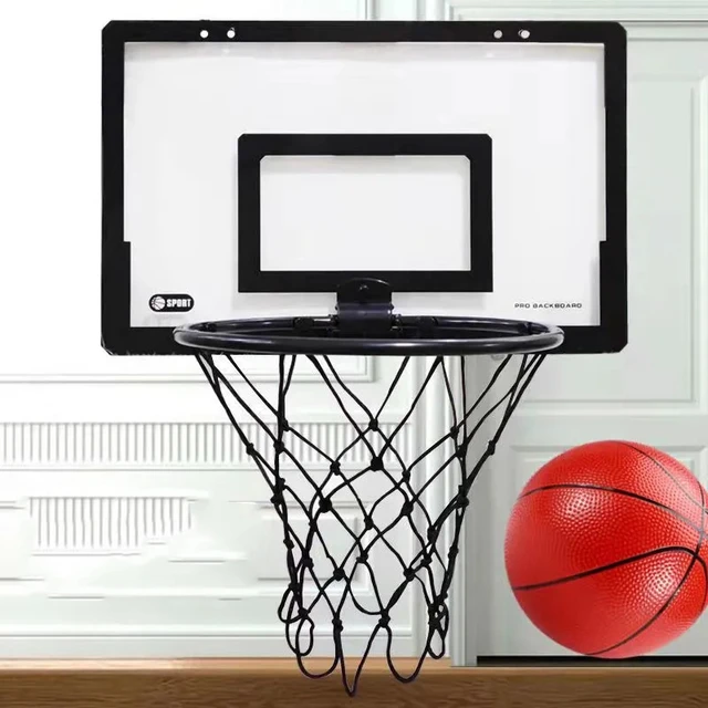 Portable Mini Basketball Hoop Toy Set Foldable Indoor Home Basketball Fan  Sports Interactive Game Toys for Children and Adults - AliExpress