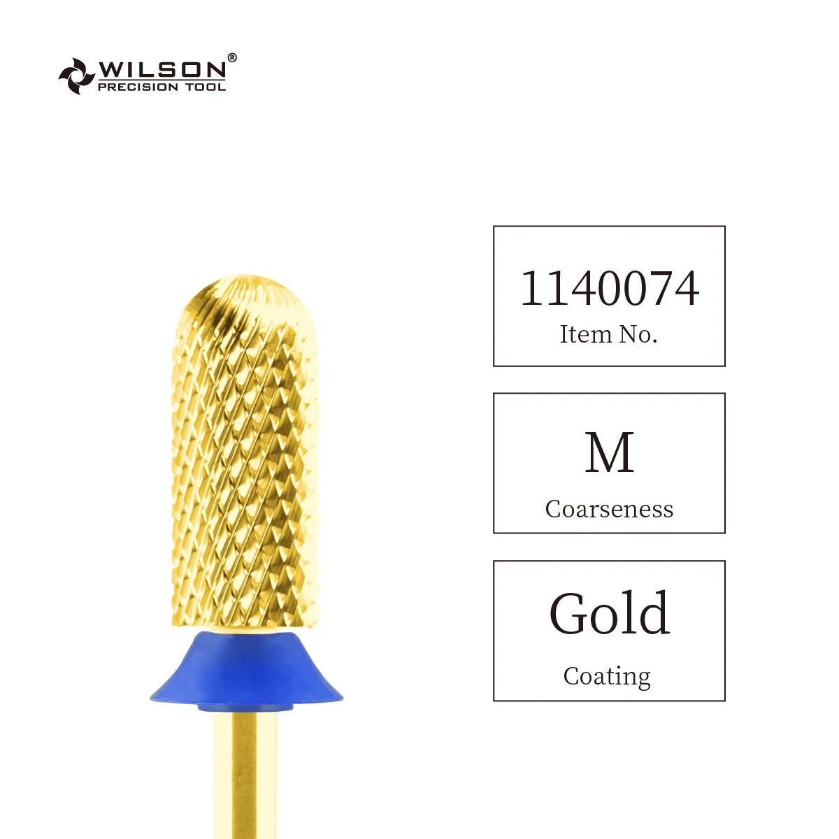 2pcs M Gold 0074
