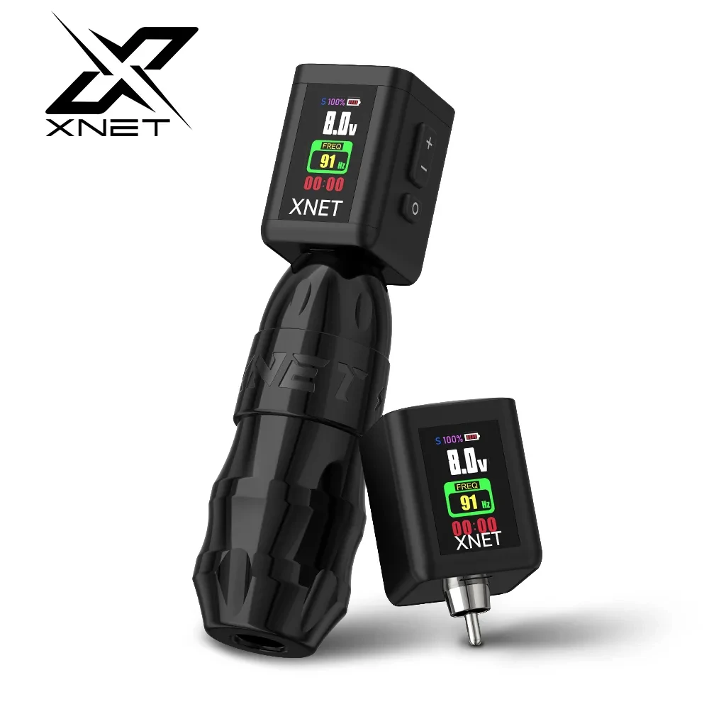 XNET Sita Wireless Tattoo Machine Powerful Brushless Motor OLED Display 2000mAh Battery Stroke 3.5-4.0-4.5mm For Tattoo Artists