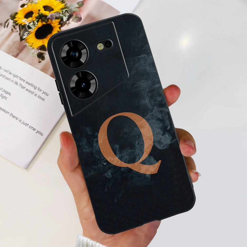 Enhanced Shockproof Soft Silicone Phone Case with New Letters Design