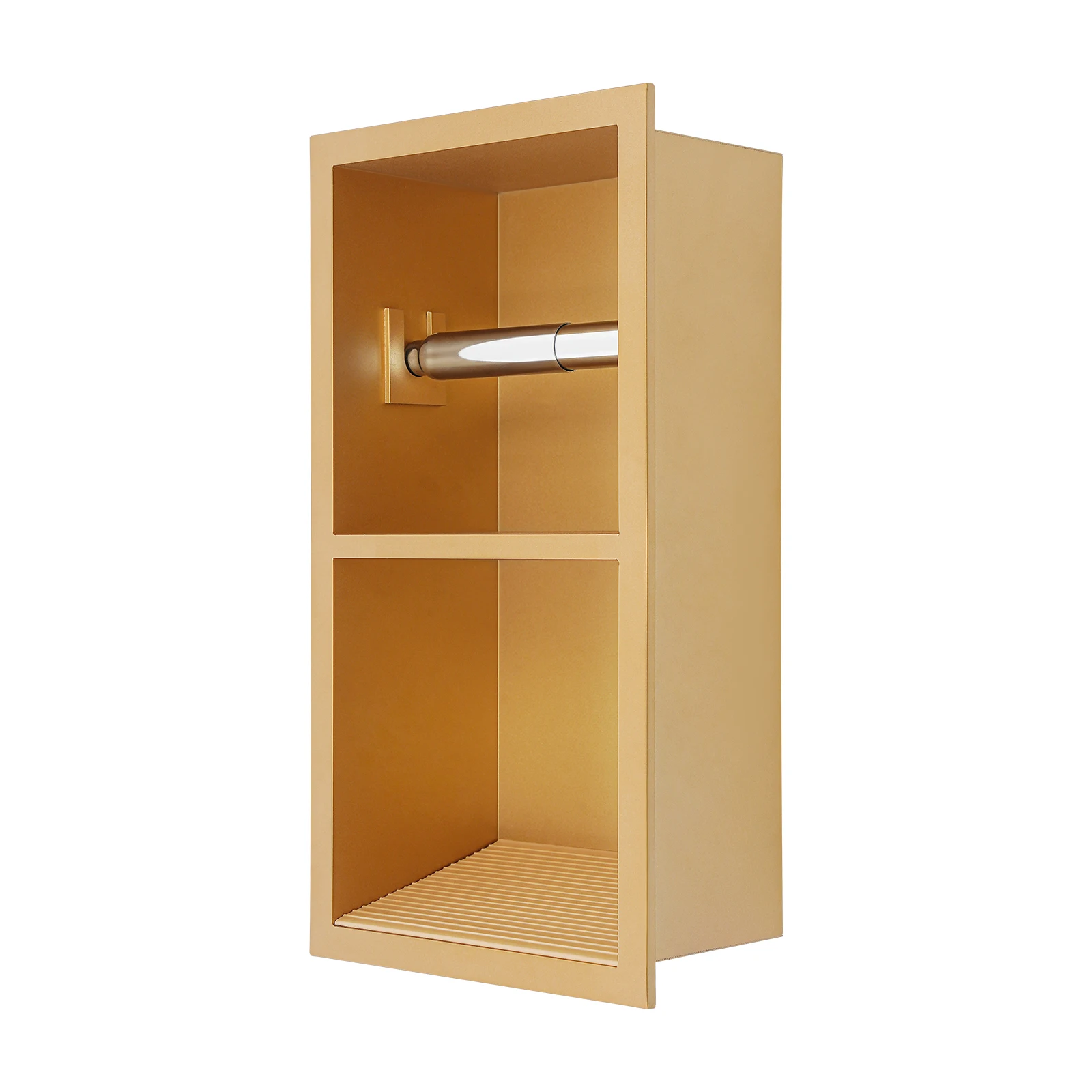 2-stufige Dusche Nische 304 Edelstahl Wandmontage Nische Einbau-Toilettenpapier Nische Toilettenpapierhalter für Badezimmer – Detail 21