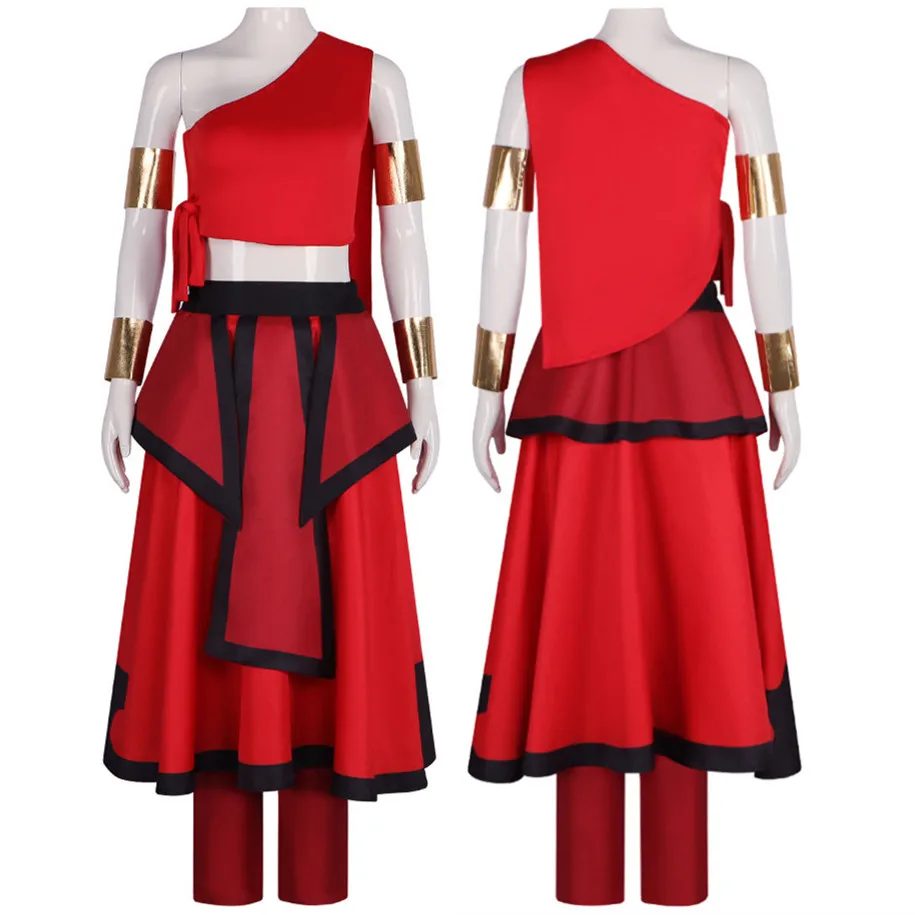 

CosDaddy Katara Cosplay Costume Adult Women Shirt Dress Suits Halloween Carnival Costume