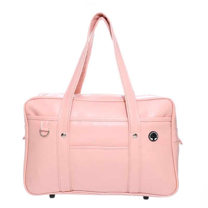 Japanese two-dimensional student JK uniform bag girl PU schoolbag COS wear-resistant waterproof one-shoulder Messenger handbag 5