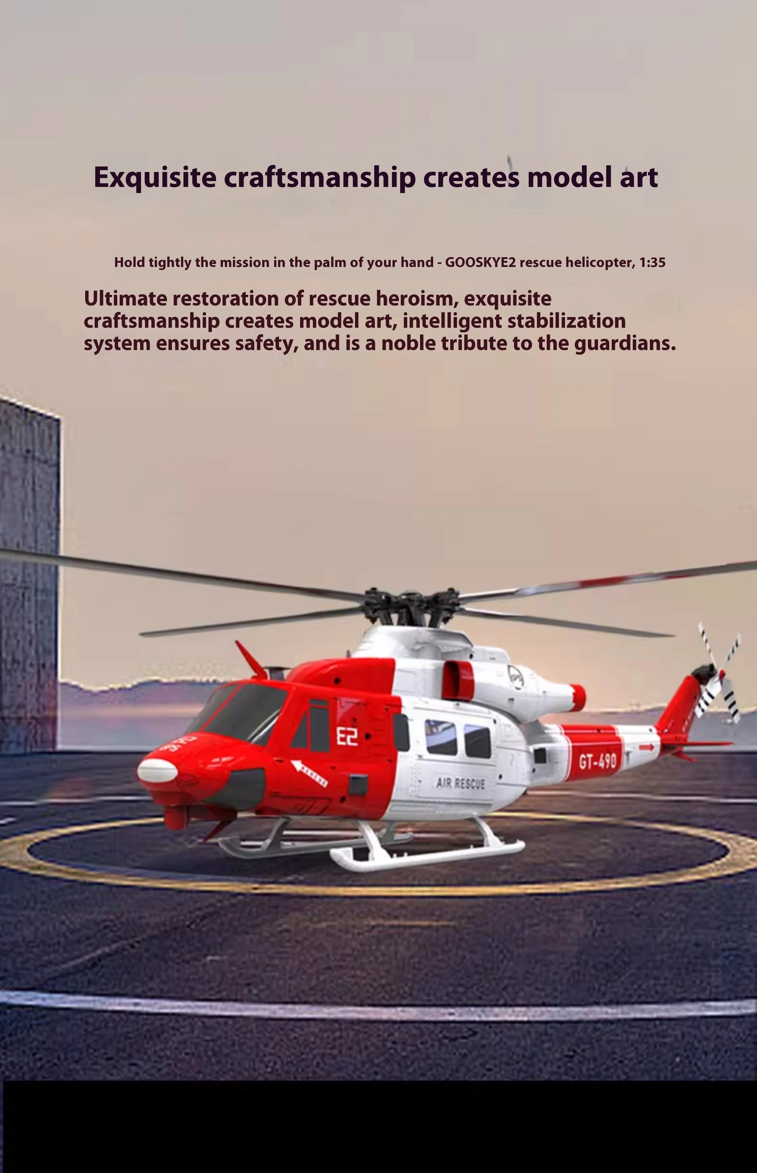 S21e071d9a5034cb3922d2113a3126cc9p BNF GOOSKY E2 GPS 헬리콥터 스마트 UH-1Y 스케일 RC 드론 자율 비행 6G 안정화 LED 내비게이션 원격 제어 장난감