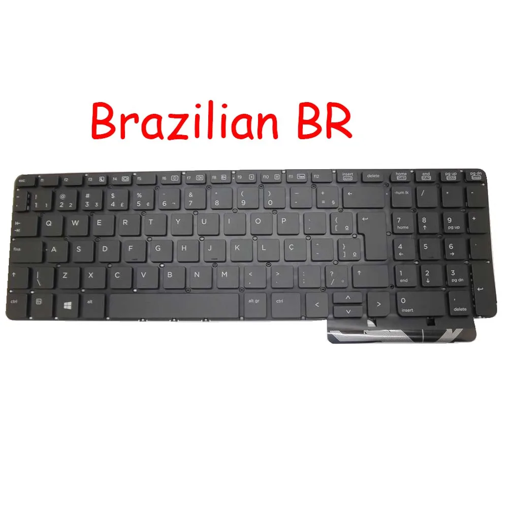 

Клавиатура для ноутбука HP ProBook 450 455 G2 450 G2 455 G2 470 G2 780170-201 768130-DD1 бразильская/Исландская/Турецкая