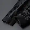 Spring Summer New Men Suits Simple Jacquard O-Neck Long Sleeve Thin T-shirts And Pants Two piece Set For Men's Trendy Outfits 6