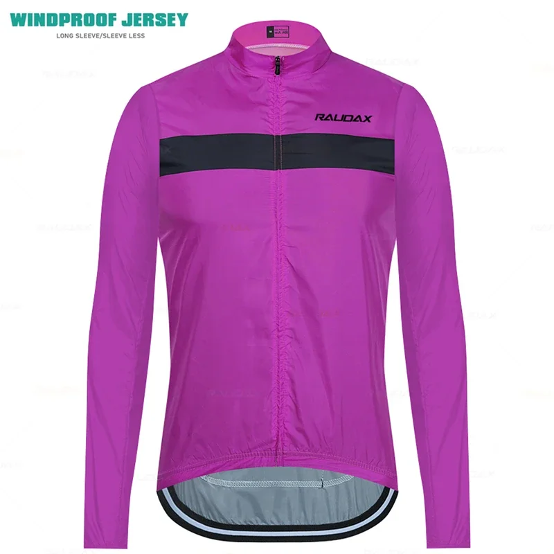 Raudax Cycling Jackets Unisex Windproof UV Protection Compact Top