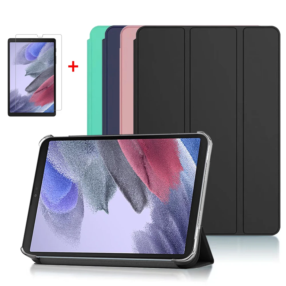 

Тонкий чехол для Samsung Galaxy Tab A7 Lite 8,7 дюйма 2021 дюйма, флип-чехол для планшета, складная подставка, умный чехол-книжка