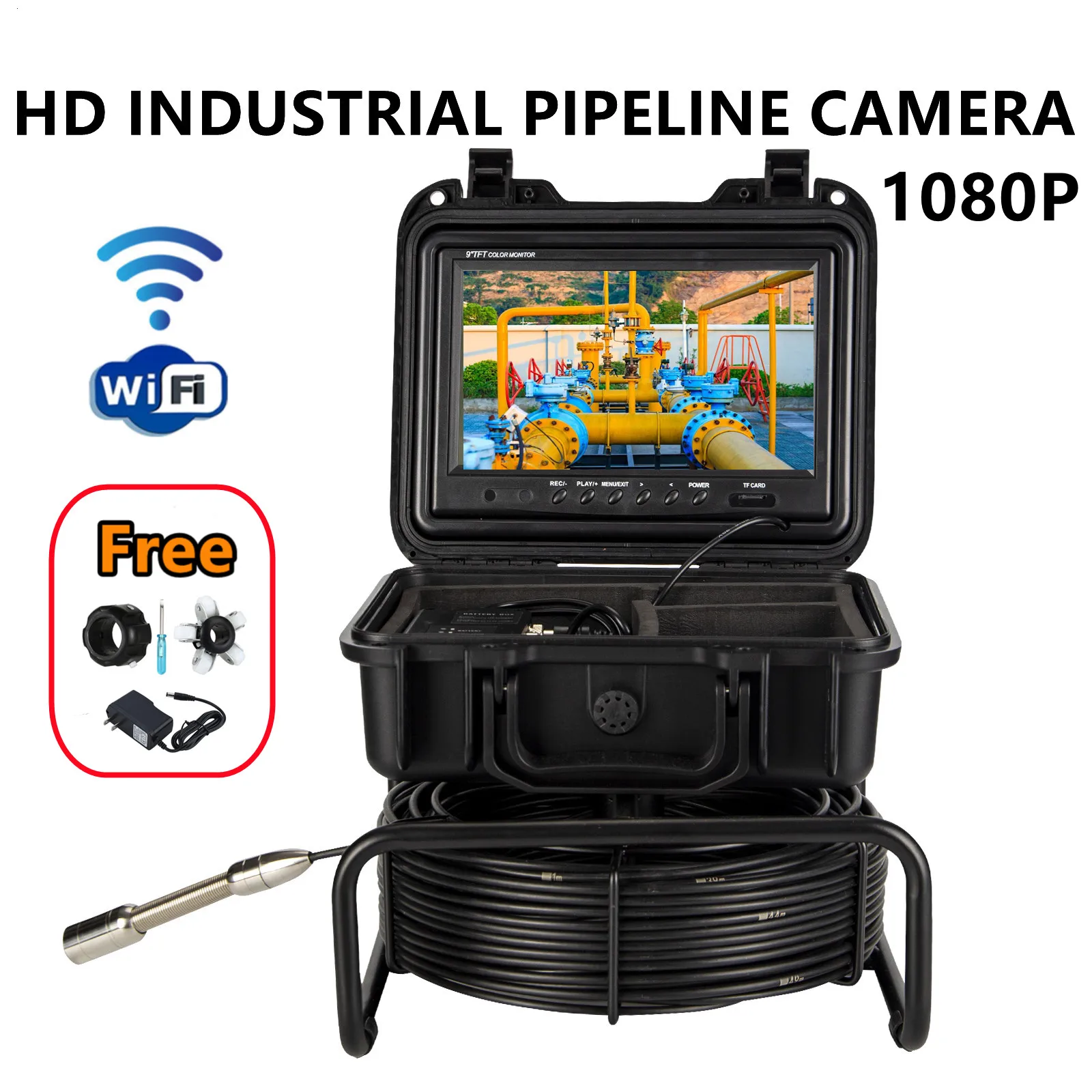 Low Price Pipeline Endoscope Inspection Camera with Push Rob Cable Reel -  China Pipeline Endoscope Inspection Camera, Pipeline Endoscope
