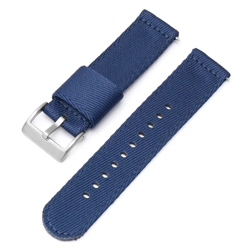 Durable Nylon Woven Canvas Strap for Outdoor Sports Watches - 20mm 22mm