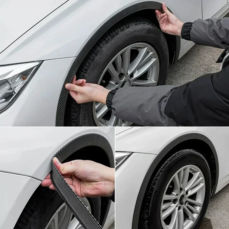 Car Wheel Arch Trim Fender Flares Arches Wing Expander Eyebrow Anti-Collision Strip for Pickup SUV Fender Flare Edge Trim New