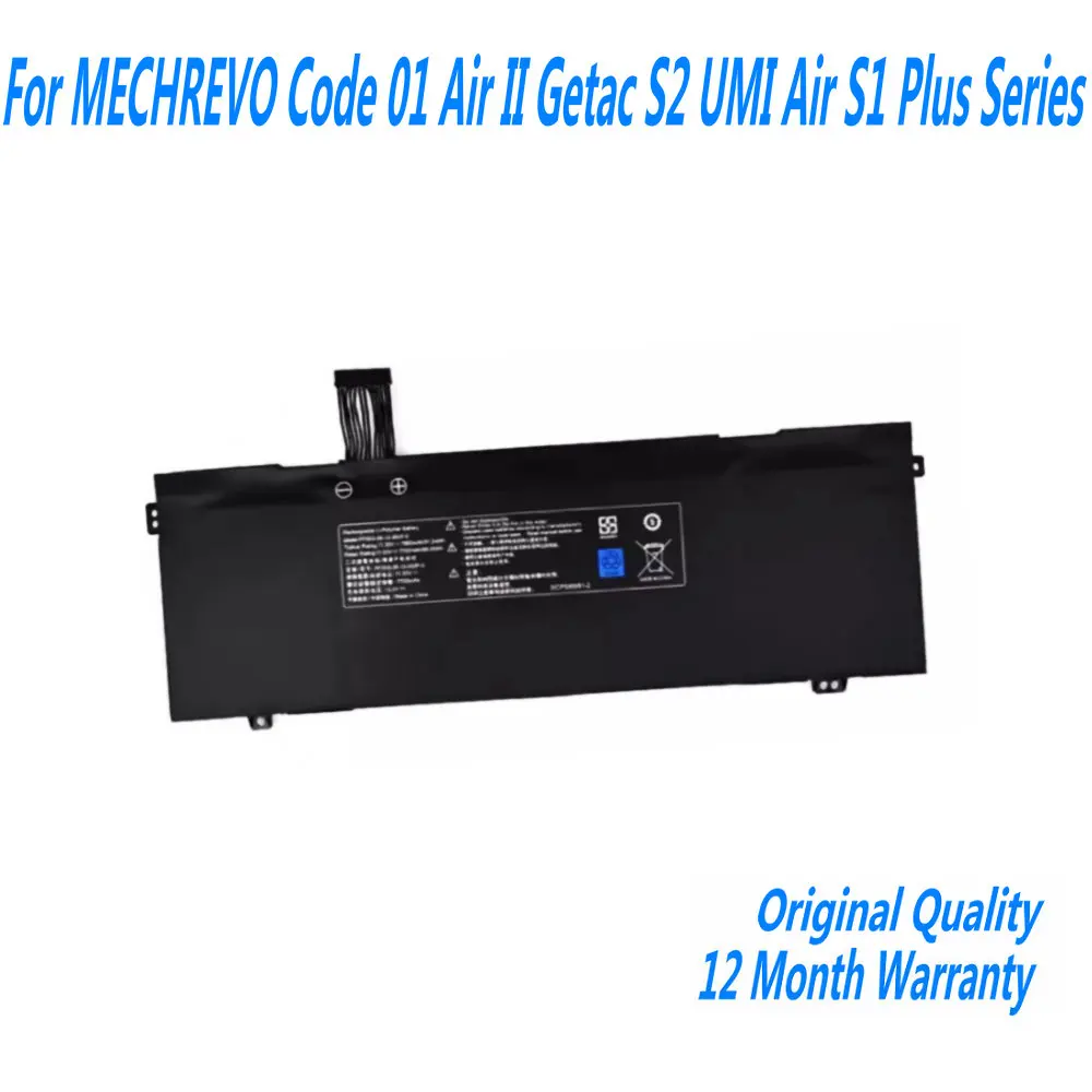 

New 11.55V 7900mAh PFIDG-00-13-3S2P-0 Laptop Battery For Getac S2 UMI Air S1 Plus For MECHREVO Code 01 Air II S1 Plus Series