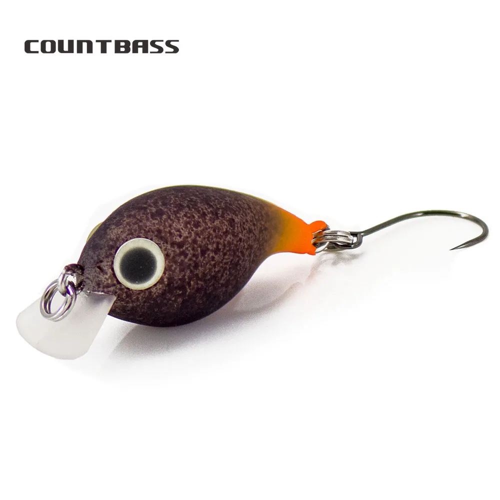 

COUNTBASS 28mm 1-1/8" 1.7g 1/16 oz. Floating Crankbaits Trout Fishing Plastic Hard Bait Lure Wobbler Perch Leurre Angler’s Lure