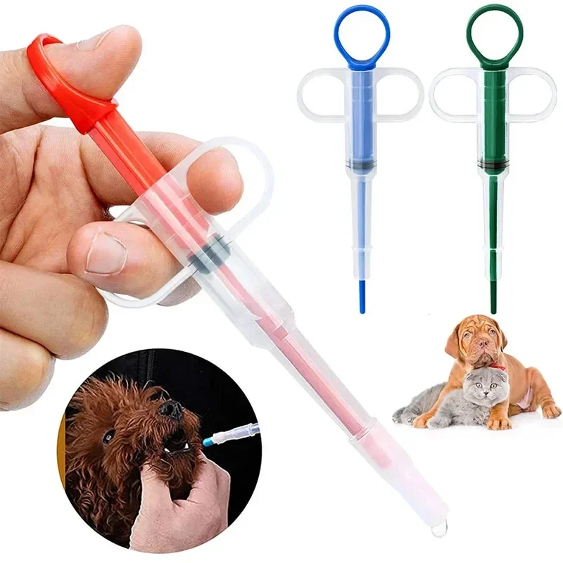 1/5/10Pcs Pet Pill Applicator Syringe – Medicine, Water & Milk Feeder for Cats & Dogs, Deworming & Injection Tool 2