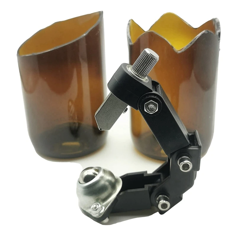 Arc Glass Bottle Cutter DIY Tool Portable Quick Glass Cutting Kit,Square & Round Bottle Cutting Machine With Accessories 4