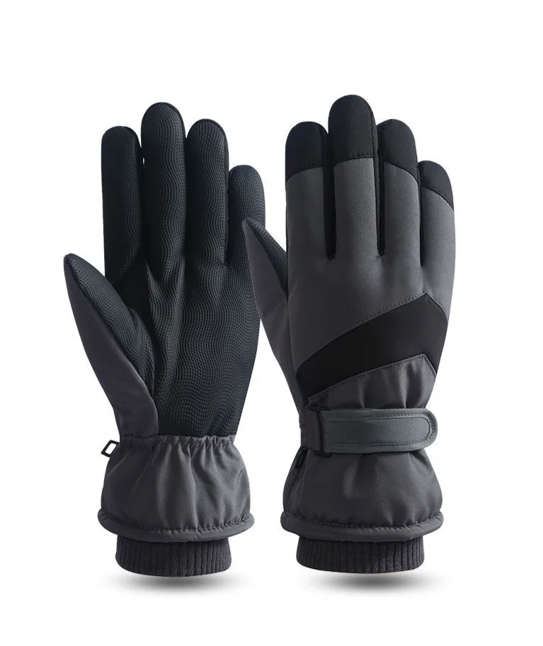 Ski are warm cold resistant women's winter outdoor cycling, with thick velvet touch screen, windproof and waterproof for_voghion.com